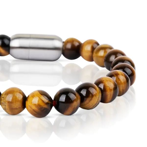 Tiger_Eye_Stone_Bracelet_With_Magnetic_Lock